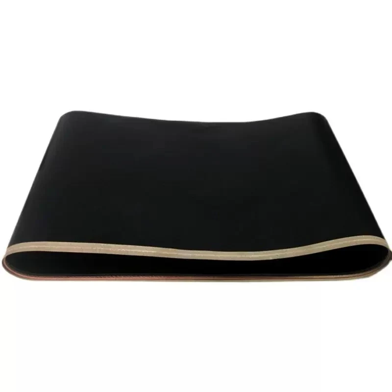 Black jointless fusing belt formed into a flat loop